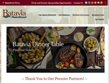 Tablet Screenshot of downtownbatavia.com